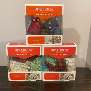Opalhouse Jungalow Vase Filler/Ornaments Trees and Tassels 3 Boxes NEW